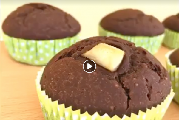 muffin di pere e cioccolato senza zucchero