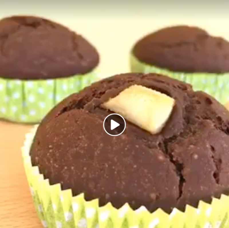 muffin di pere e cioccolato senza zucchero